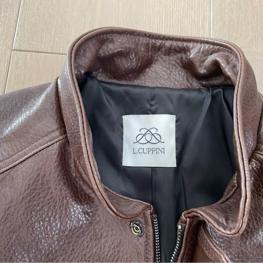 The Becky Jacket Brown Leather - Picture 8 of 16